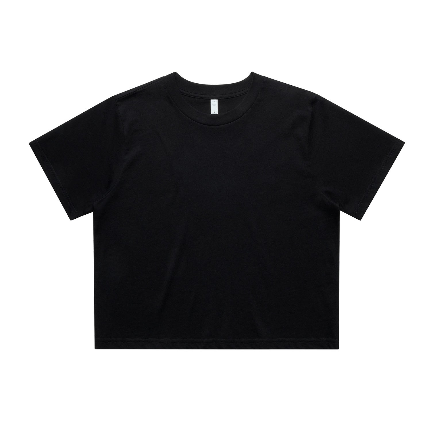Wo's Classic Crop Tee - Black
