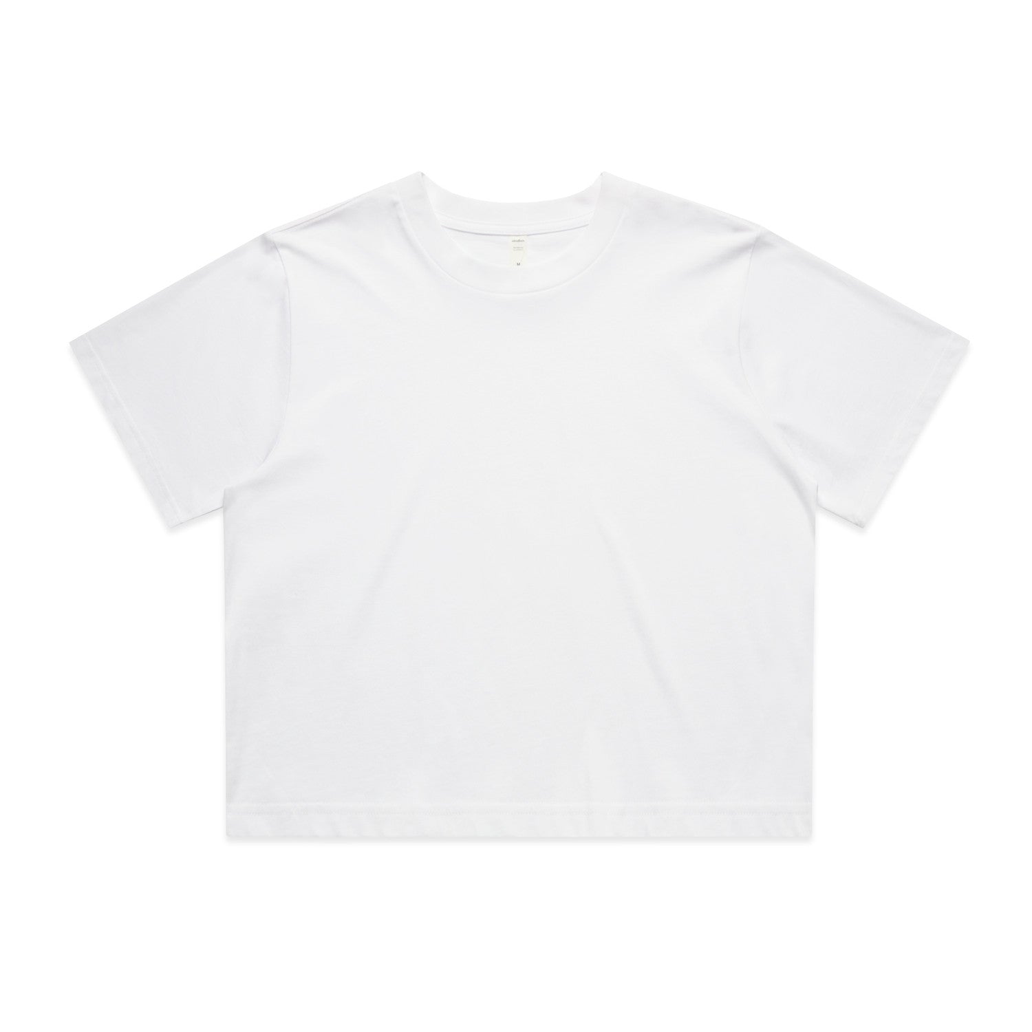 Wo's Classic Crop Tee - White