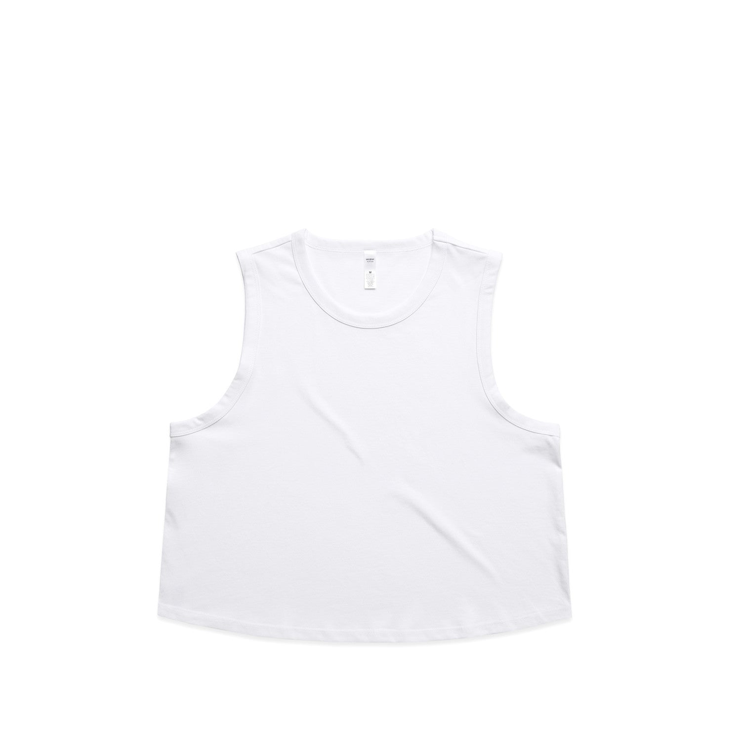 Wo's Martina Crop Tank - White