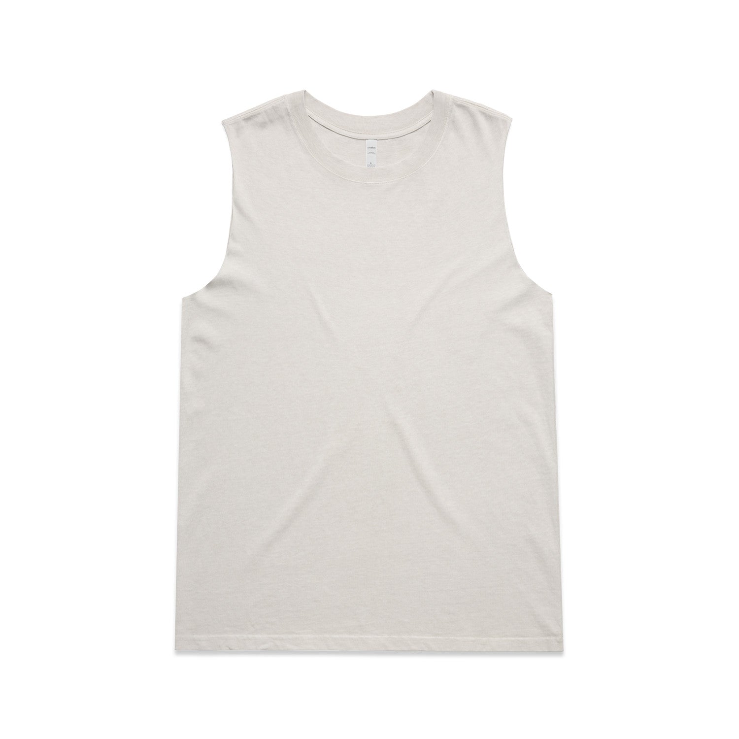 Wo's Heavy Faded Tank - Faded Bone
