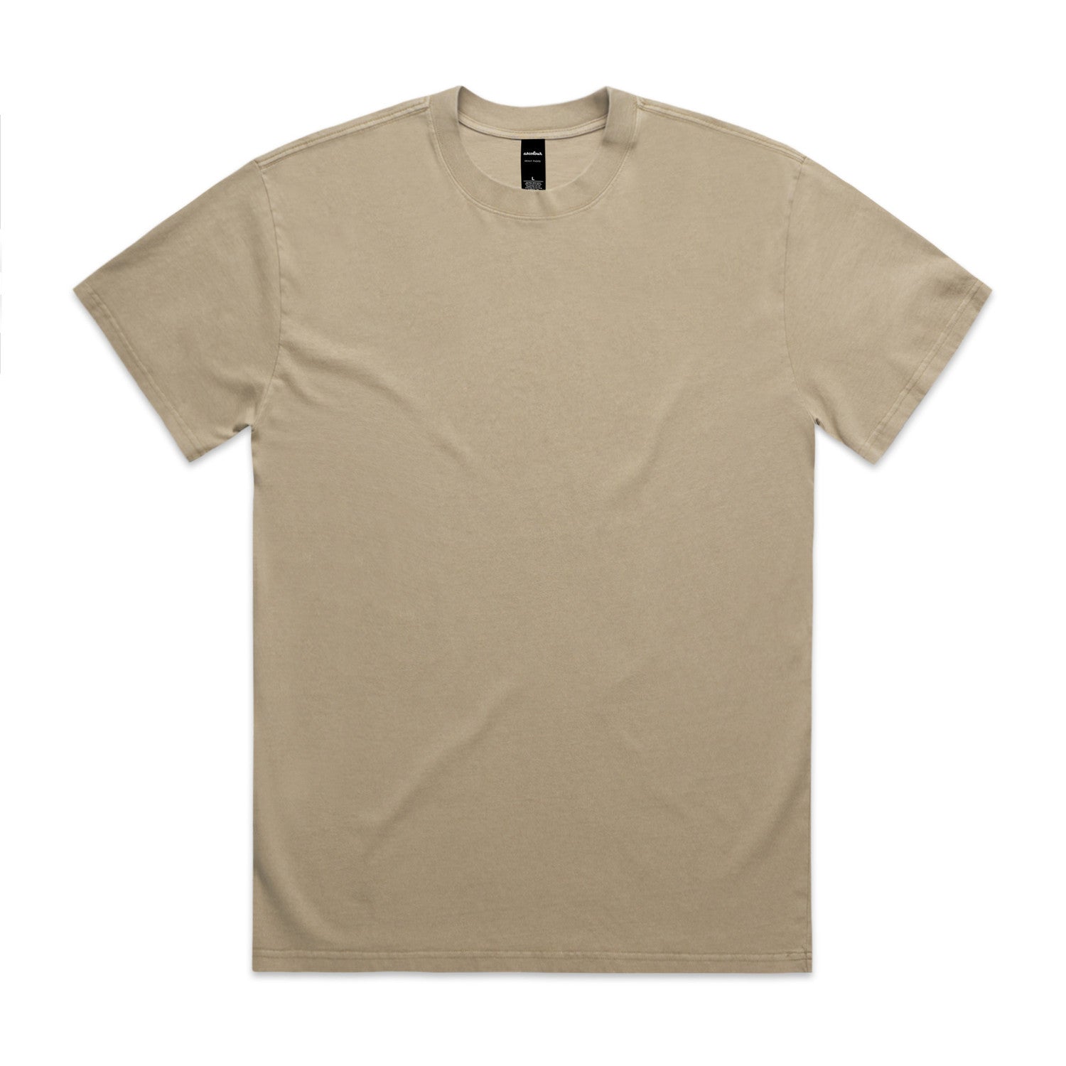 Heavy Faded Tee - Faded Khaki