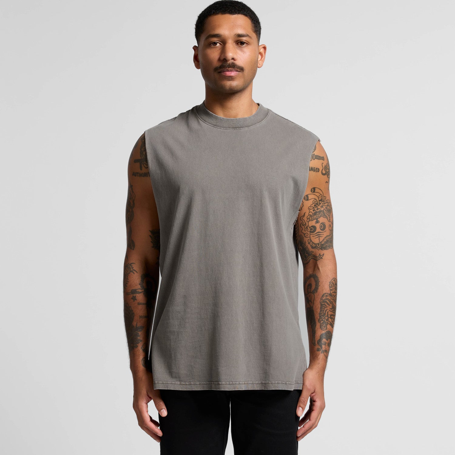 Heavy Faded Tank - Faded Bone