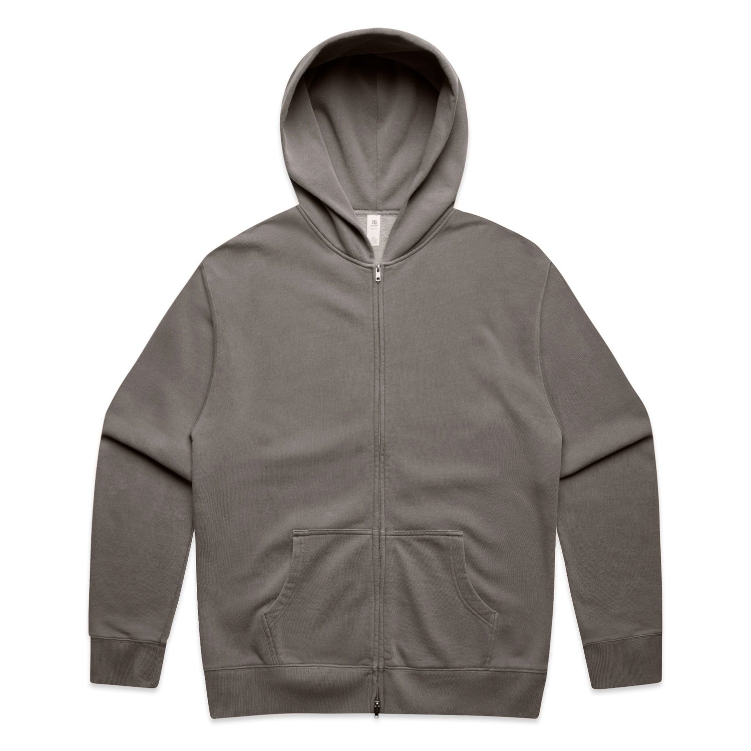 Relax Faded Zip Hood - Faded Grey